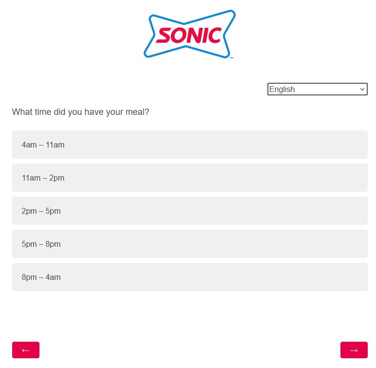 Share Your Feedback SonicDrivein -10