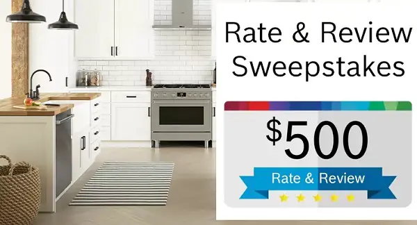 Prepaid Gift Card by entering the Bosch Home Product Review