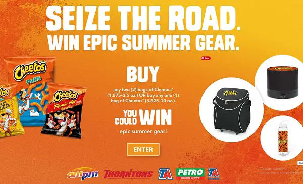 Cheetos is revolutionizing the summer snack game with the Untouchable Cheesy Swag Sweepstakes