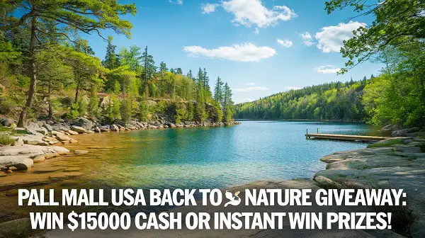 The Pall Mall Back to Nature Simple Moments Instant Win & Giveaway