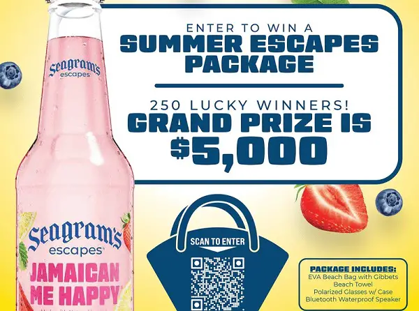 Seagram's Escapes Summer Essentials Sweepstakes