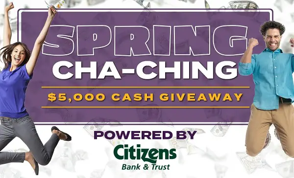 The Spring Cha-Ching Giveaway offers a $5,000 cash prize for spring cleaning