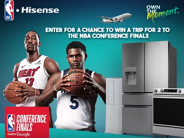 The Hisense NBA Conference Finals Sweepstakes